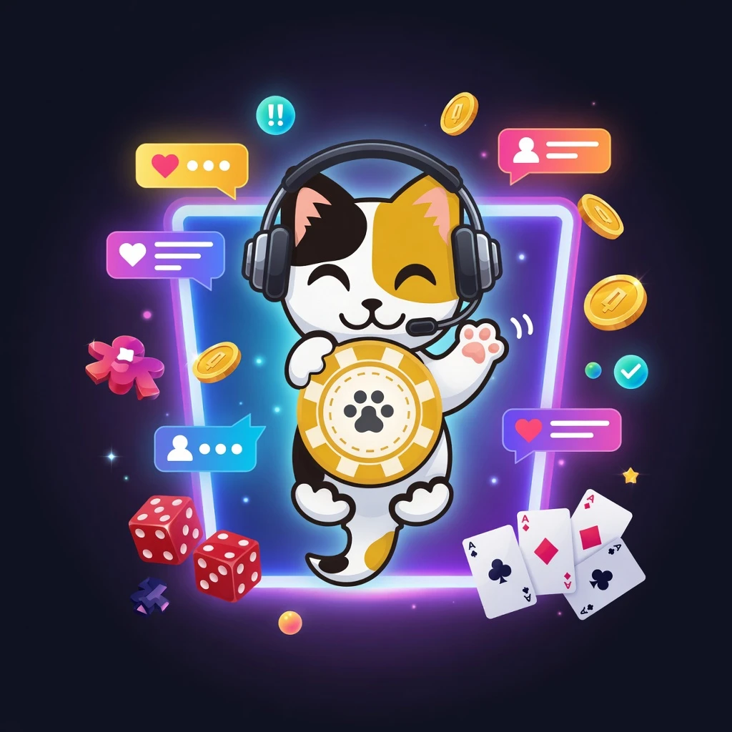 LuckyCalico mobile app displayed on Android and iOS smartphones showing the game lobby and slot interface