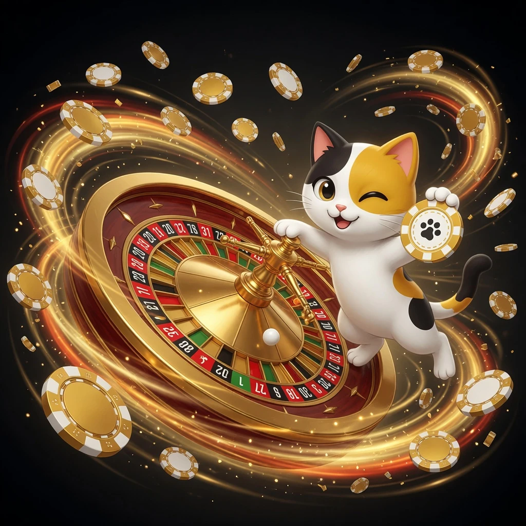 LuckyCalico fish shooting game screen showing underwater scene with colorful fish, cannons, and multiplier display